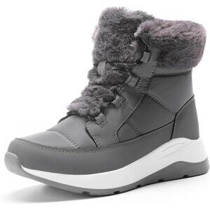 Women's Winter Snow Boots Faux Fur Waterproof Ankle Boots